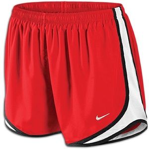 Red NIKE Tempo Athletic Shorts